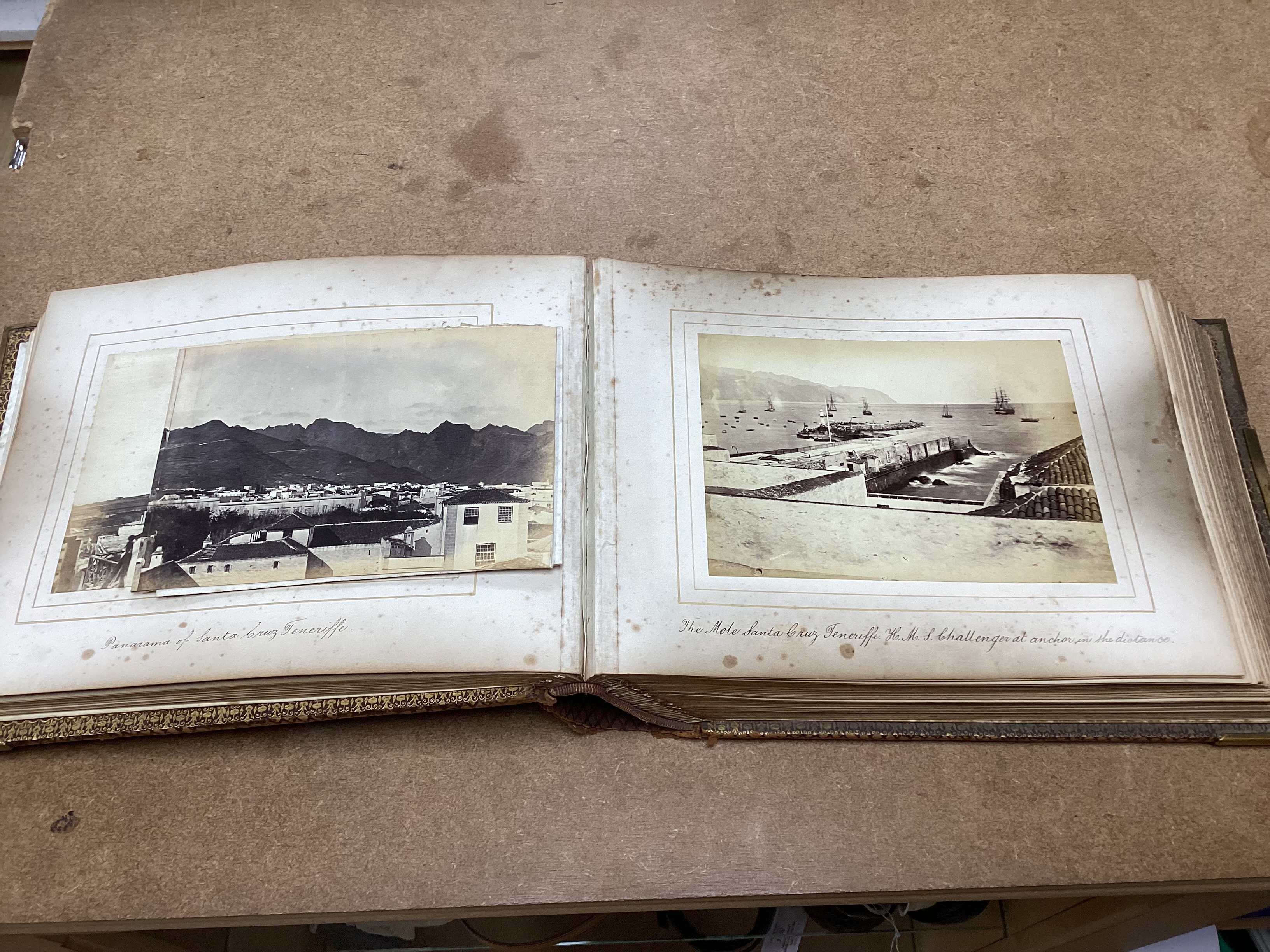 An album of photographs and ephemera relating the 1872-76 Royal Society Scientific Voyage, circa 1876, Provenance: Sotheby’s Groombridge Place sale, 15th and 16th September, 1992